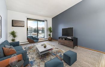 Dominium_Tralee Terrace_Virtually Staged Apartment Living Room_Amenity